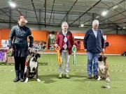 Presentasjon av vinnere på spesialutstilling i Drammen Hundepark 10.02.2024