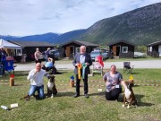 Presentasjon av vinnere på spesialutstilling i Lom Søndag 12.05.2024 