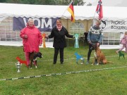 Presentasjon av vinnere på jubileumsutstilling i Vestby 08.06.2024