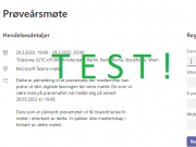 Velkommen til digitalt testmøte 29.03.2022